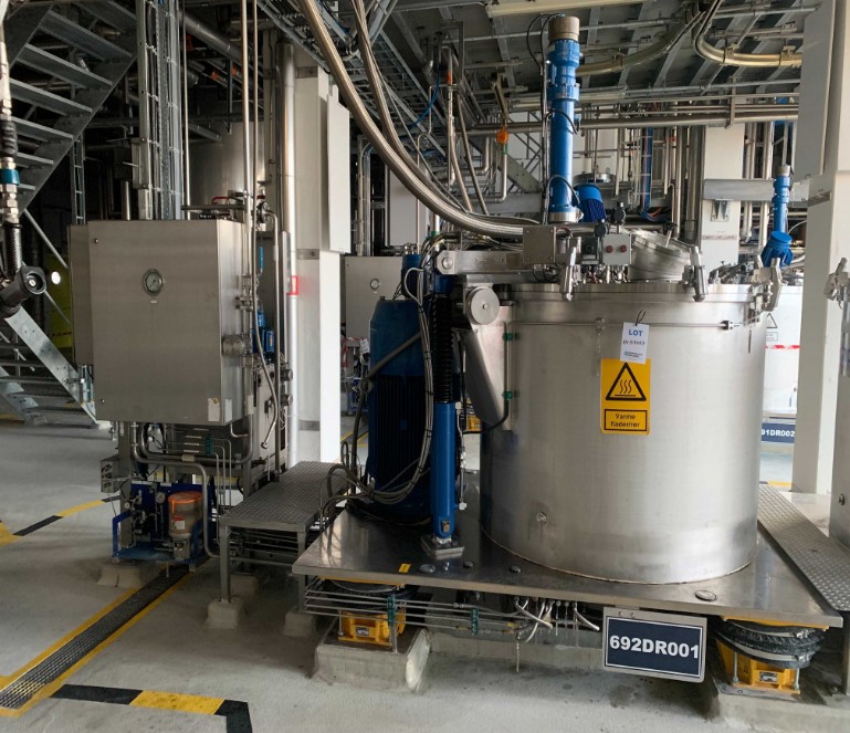 Second First GmbH Vertikale Schälzentrifuge Krauss Maffei VZU 125/3.2 Second First GmbH Vertikale Schälzentrifuge Krauss Maffei VZU 125/3.2