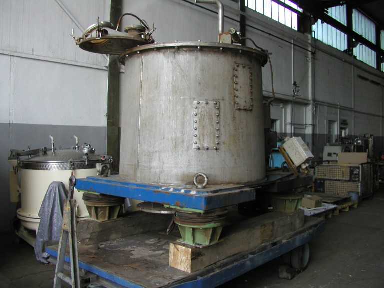 Second First GmbH Vertikale Schälzentrifuge Krauss Maffai VZU 125/3.2 Second First GmbH Vertikale Schälzentrifuge Krauss Maffai VZU 125/3.2